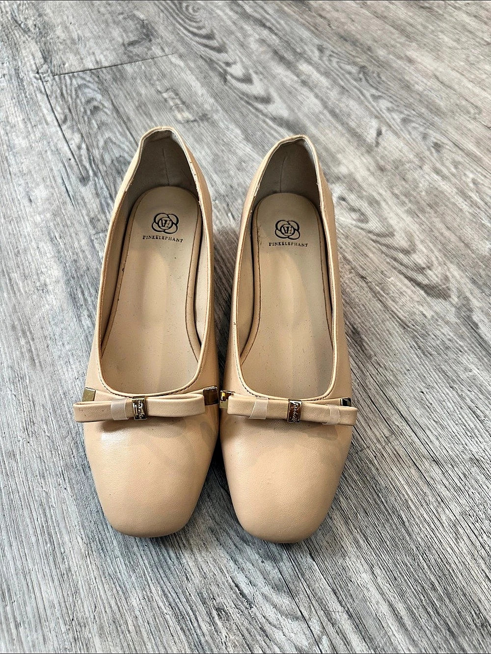 Korean low heels.